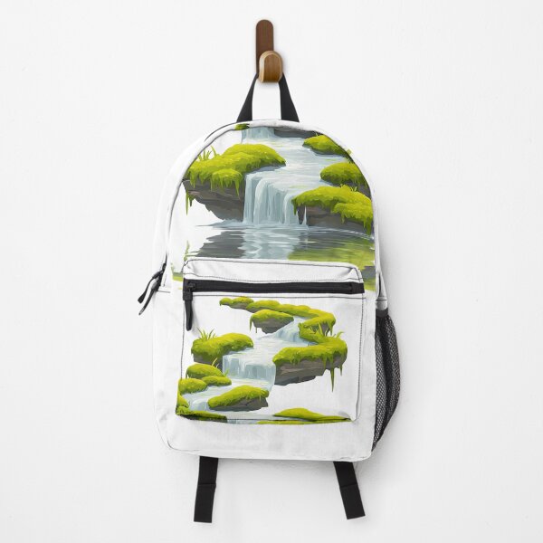 Item preview, Beautiful Waterfall with Mossy Rocks designed and sold by Creative Dev.