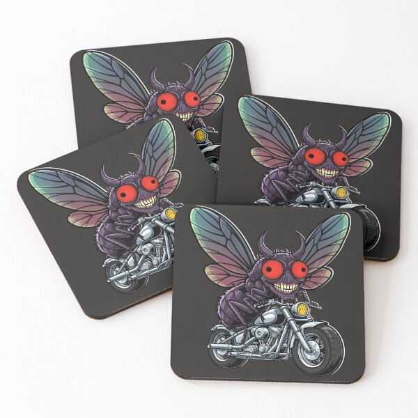Item preview, Demonic Fly On Motorcycle Fly With Horns designed and sold by SurrealArtSzysz.