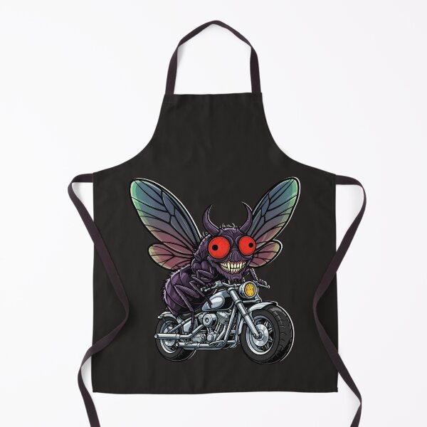 Item preview, Demonic Fly On Motorcycle Fly With Horns designed and sold by SurrealArtSzysz.