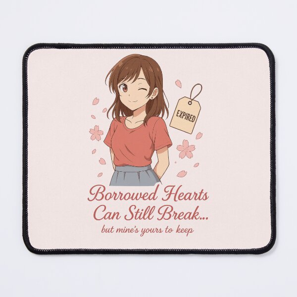 Item preview, Borrowed Hearts | Romantic Anime Style Girl Art designed and sold by Diwakar-Designs.