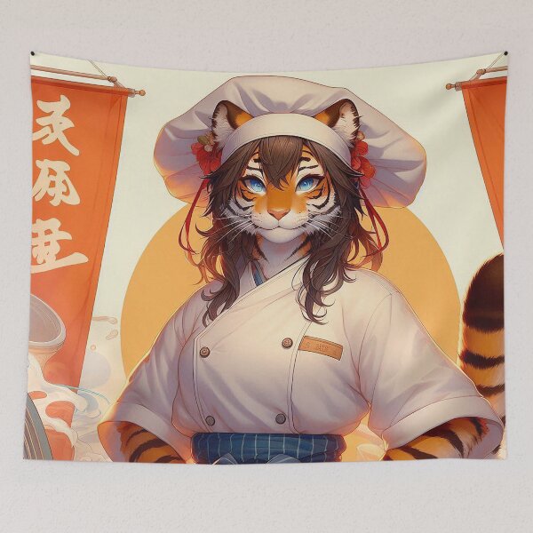 Item preview, Japanese Chef Tigress designed and sold by nikkolaus.