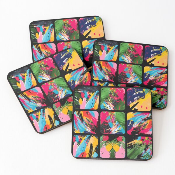 Item preview, Abstract Colorful Brushstroke Art designed and sold by Bearded Jester Designs.