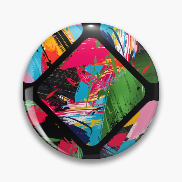 Item preview, Abstract Colorful Brushstroke Art designed and sold by Bearded Jester Designs.