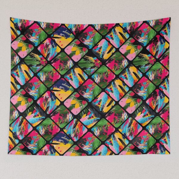 Item preview, Abstract Colorful Brushstroke Art designed and sold by Bearded Jester Designs.