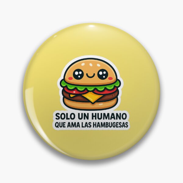 Item preview, Solo un Humano que Ama los Hambugesas – Diseño Divertido Kawaii designed and sold by SoftEmotion.