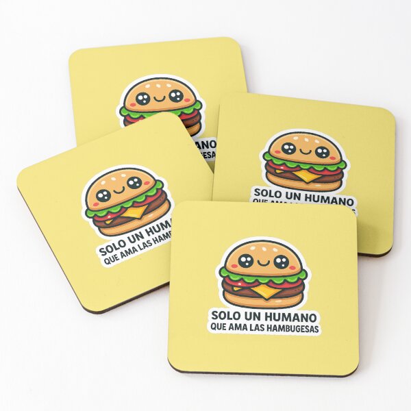 Item preview, Solo un Humano que Ama los Hambugesas – Diseño Divertido Kawaii designed and sold by SoftEmotion.