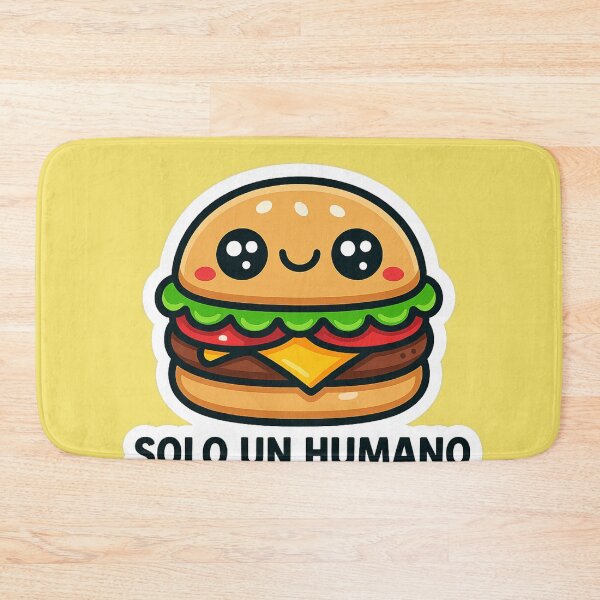 Item preview, Solo un Humano que Ama los Hambugesas – Diseño Divertido Kawaii designed and sold by SoftEmotion.