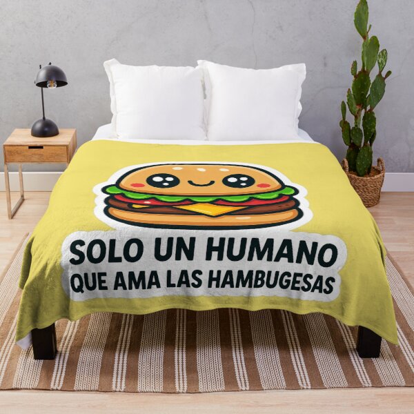 Item preview, Solo un Humano que Ama los Hambugesas – Diseño Divertido Kawaii designed and sold by SoftEmotion.