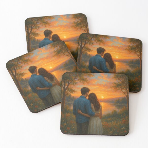 Item preview, Romantic couple art designed and sold by Createwithstyle.