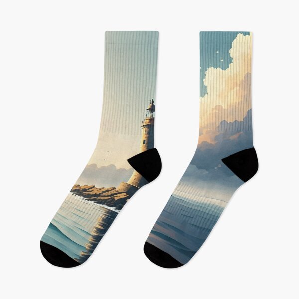 Item preview, Eddystone Lighthouse: Early Morning Beacon in the English Channel designed and sold by LSVart.