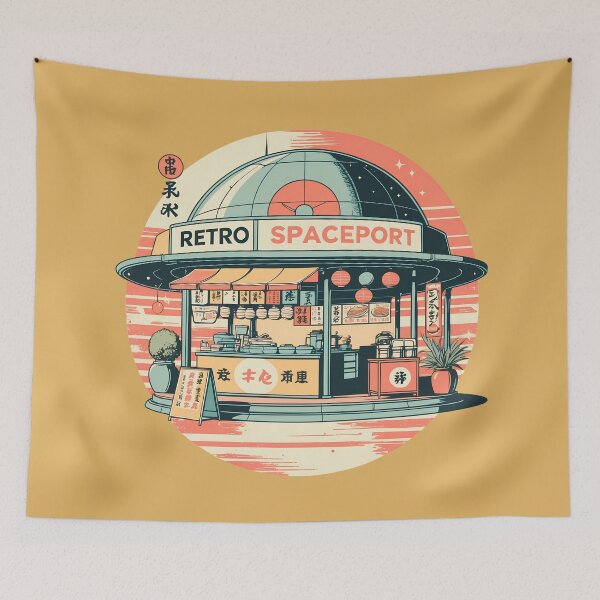 Item preview, Retro Space Port designed and sold by Anno Meister.