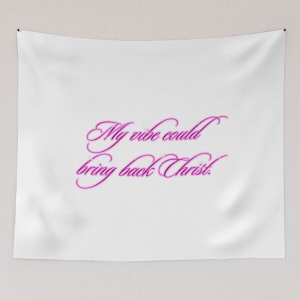 Item preview, my vibe could bring back christ pink sparkle mcbling girly designed and sold by Kyna Arts.