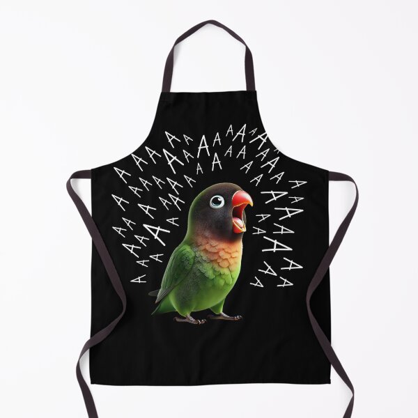Item preview, Funny Screaming Black-cheeked Lovebird Parrot Lover Birding designed and sold by Kimberley King Art  King Art.