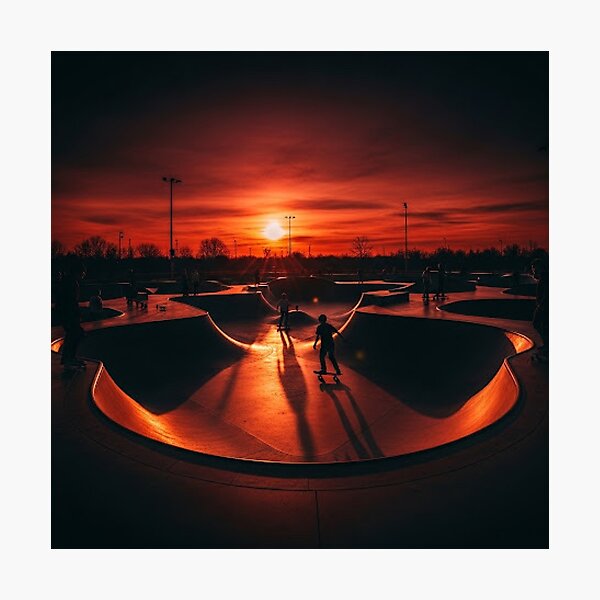 Item preview, Skaters sundown  designed and sold by Md1982.
