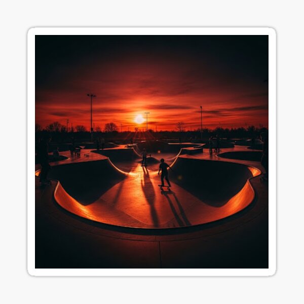 Item preview, Skaters sundown  designed and sold by Md1982.