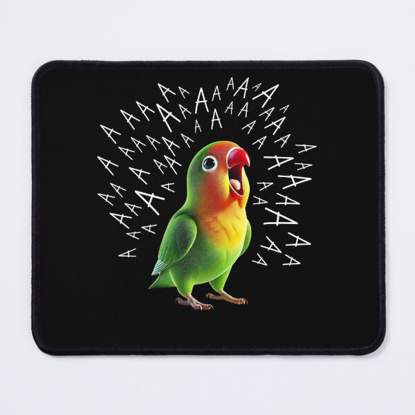 Item preview, Funny Screaming Fischer’s Lovebird Parrot Lover Birding designed and sold by Kimberley King Art  King Art.
