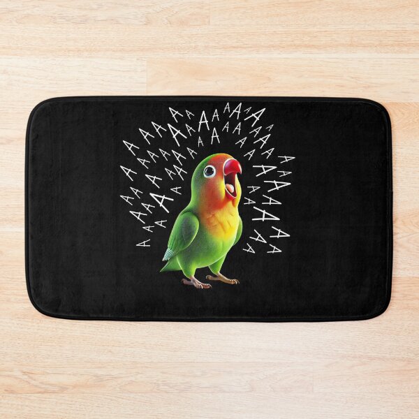 Item preview, Funny Screaming Fischer’s Lovebird Parrot Lover Birding designed and sold by Kimberley King Art  King Art.