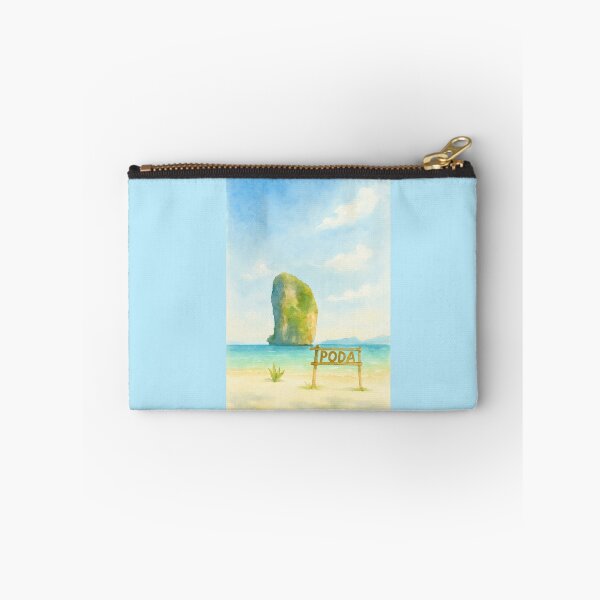 Item preview, Poda Island, Krabi – Watercolor Beach Postcard Art designed and sold by SoftEmotion.