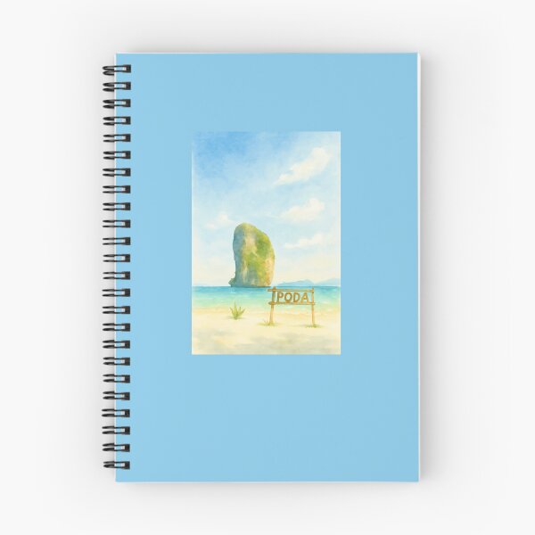 Item preview, Poda Island, Krabi – Watercolor Beach Postcard Art designed and sold by SoftEmotion.