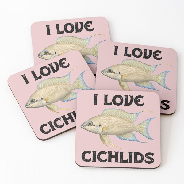 Item preview, I Love Cichlids designed and sold by AIEverything.