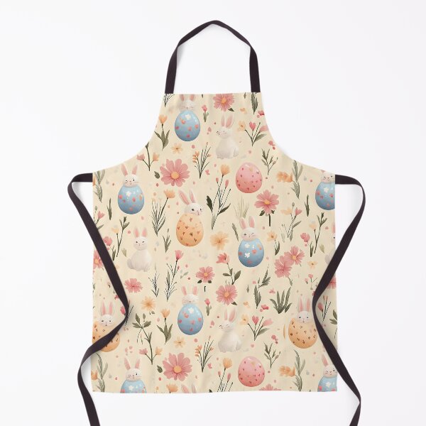 Item preview, Coquette core rabbit Easter eggs with floral prints seamless pattern designed and sold by cocomelon168.