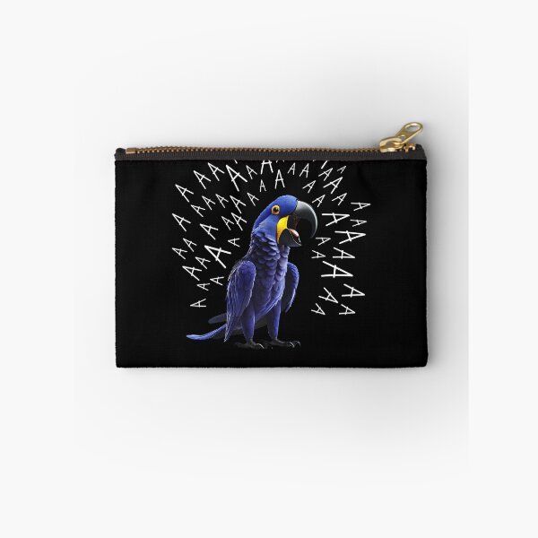 Item preview, Funny Screaming Hyacinth Macaw Parrot Lover Birding designed and sold by Kimberley King Art  King Art.