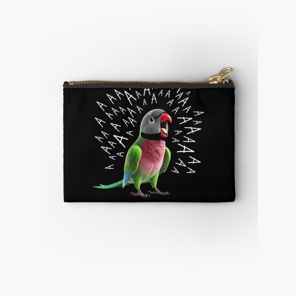 Item preview, Funny Screaming Red-breasted Parakeet Parrot Lover Birding designed and sold by Kimberley King Art  King Art.