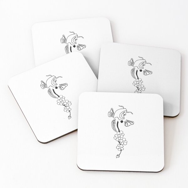 Item preview, Koi with cherry blossoms designed and sold by tesh4skulls.