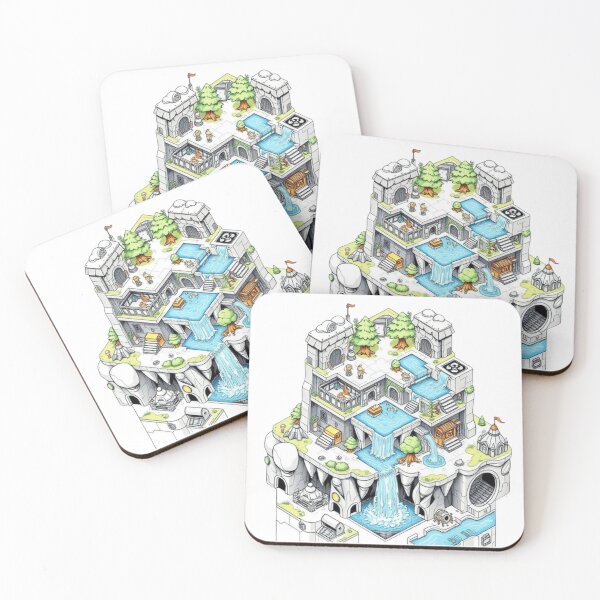 Item preview, colorful isometric fantasy dungeons world designed and sold by Iuqiune.