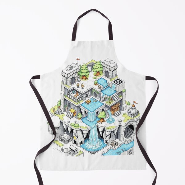 Item preview, colorful isometric fantasy dungeons world designed and sold by Iuqiune.