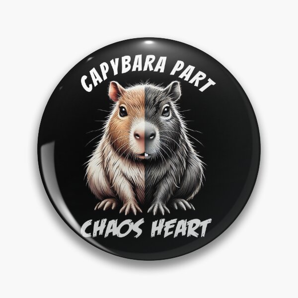 Item preview, Capybara Part Chaos Heart Funny Meme for Capybara Lovers designed and sold by Kimberley King Art  King Art.
