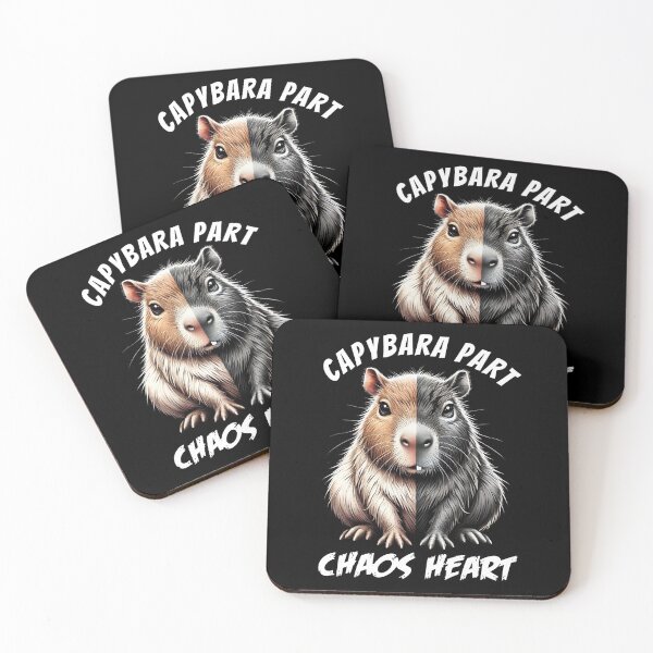 Item preview, Capybara Part Chaos Heart Funny Meme for Capybara Lovers designed and sold by Kimberley King Art  King Art.