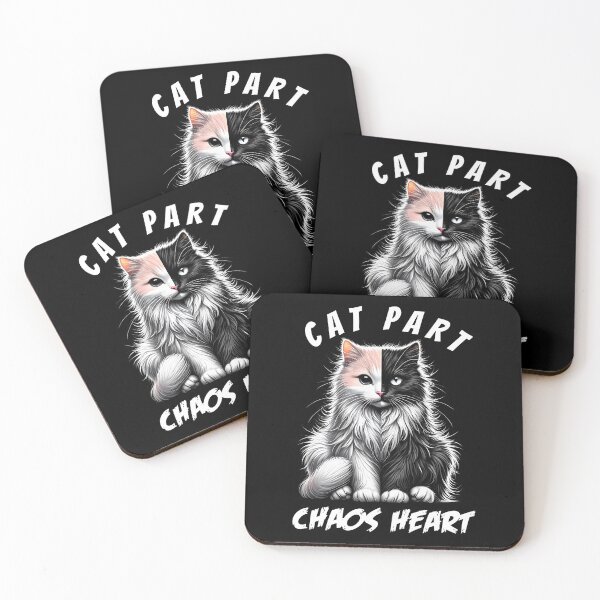 Item preview, Cat Part Chaos Heart Funny Cat Meme for Kitten Lovers designed and sold by Kimberley King Art  King Art.