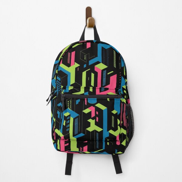 Item preview, Pixelated Skyline: The Digital Urban Fabric designed and sold by 89BLACK.