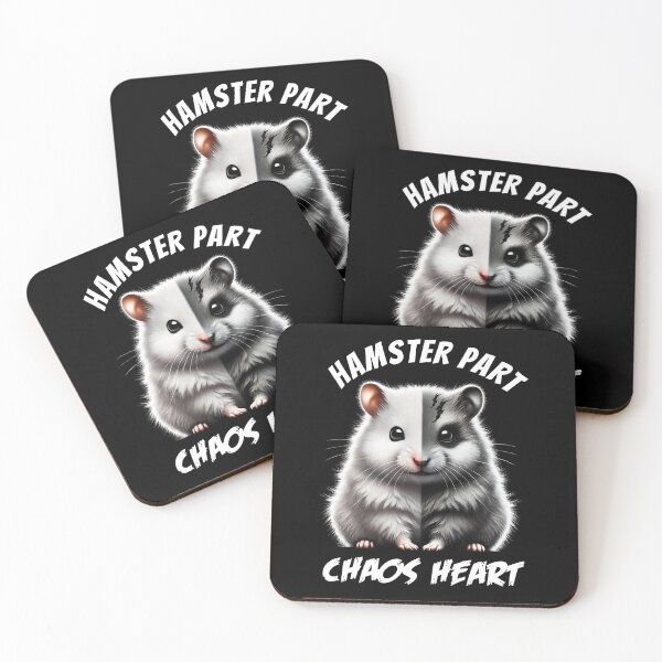Item preview, Hamster Part Chaos Heart Funny Meme for Hamster Lovers designed and sold by Kimberley King Art  King Art.