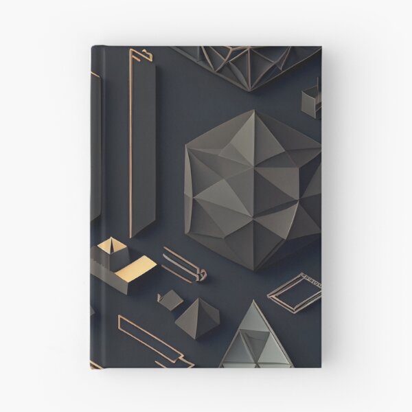 Item preview, Geometric Dimensions – Modern Abstract Shape Composition designed and sold by ShadowAndSlate.