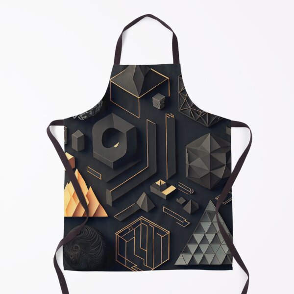 Item preview, Geometric Dimensions – Modern Abstract Shape Composition designed and sold by ShadowAndSlate.