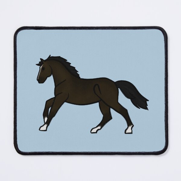Item preview, Cantering Cartoon Horse - Cute Equine Illustration  designed and sold by Art By Drina.