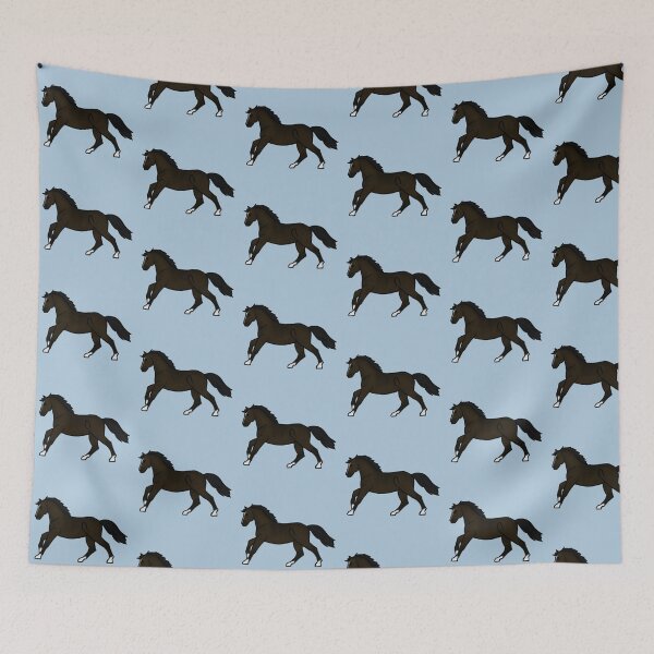 Item preview, Cantering Cartoon Horse - Cute Equine Illustration  designed and sold by Art By Drina.