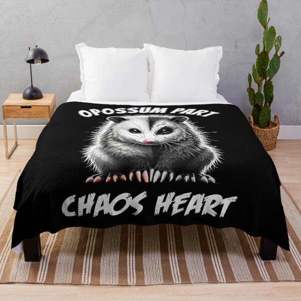 Item preview, Opossum Part Chaos Heart Funny Meme for Possum Lovers designed and sold by Kimberley King Art King Art.