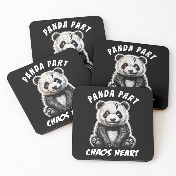 Item preview, Panda Part Chaos Heart Funny Meme for Panda Lovers designed and sold by Kimberley King Art  King Art.