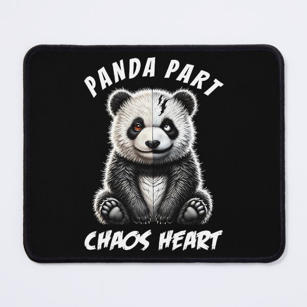 Item preview, Panda Part Chaos Heart Funny Meme for Panda Lovers designed and sold by Kimberley King Art  King Art.