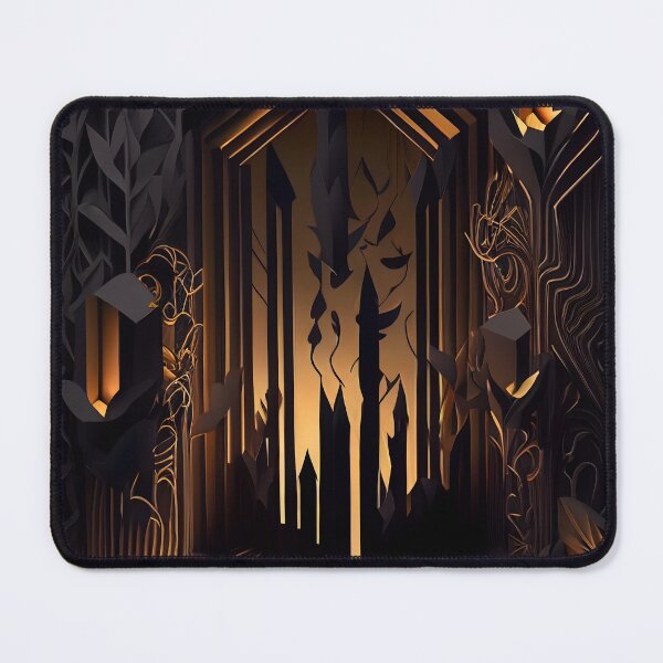 Item preview, Enchanted Threshold – Abstract Forest Portal Art designed and sold by ShadowAndSlate.