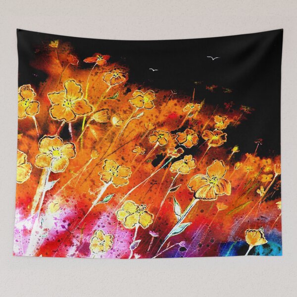 Item preview, Orange Flower Daze designed and sold by Linda Callaghan.