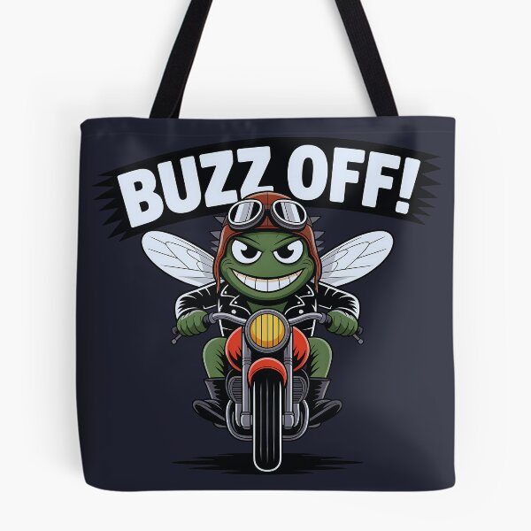 Item preview, Funny Chopper Fly Goggles Insect On Motorcycle designed and sold by SurrealArtSzysz.