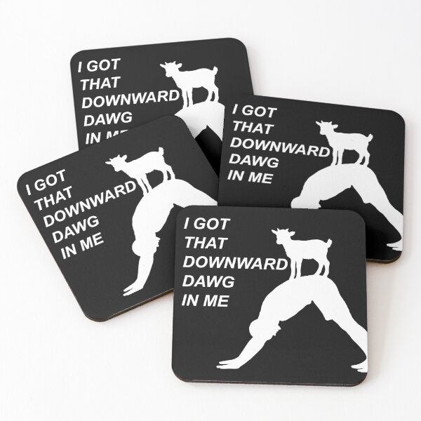 Item preview, I got that downward dawg in me Yoga Funny designed and sold by GoatGarments.