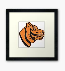 509nd Heavy Panzer Battalion - (schwere Panzerabteilung) - Clean Style Framed Print