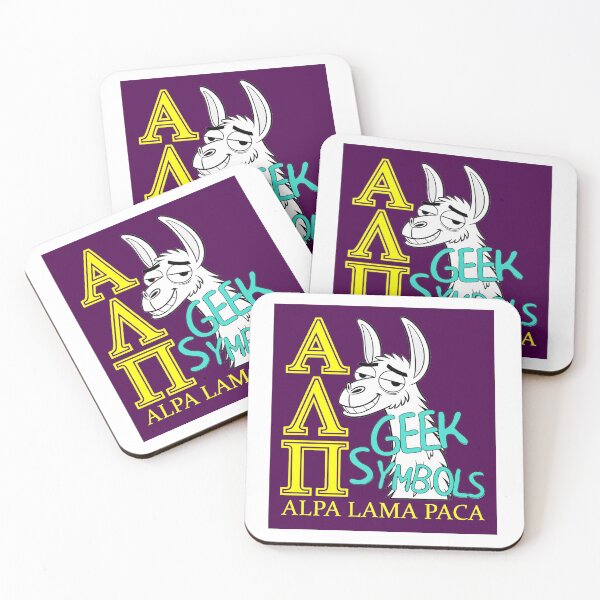 Item preview, Alpa Lama Paca Geek Symbols designed and sold by JMcCordArt.