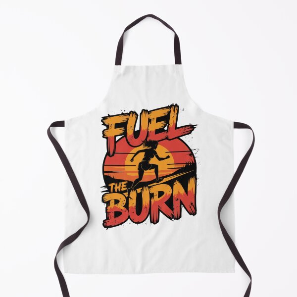 Item preview, Fuel the Burn – Motivational Runner Fitness Design designed and sold by EpicMediaShop.