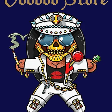 Artwork thumbnail, Voodoo Skull Rocker Doll by Voodoo Store Paranormal Collections